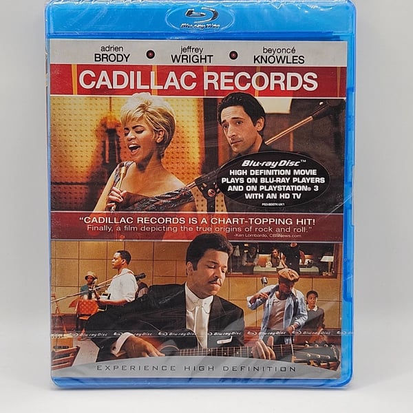 Cadillac Records Bluray Adrien Brody , Beyonce Knowles, & Region Free Brand New