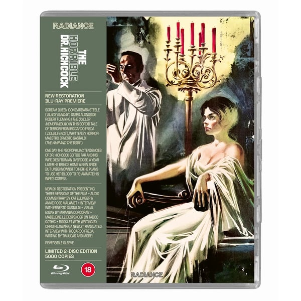 The Horrible Dr. Hichcock [TBC] Bluray Brand New