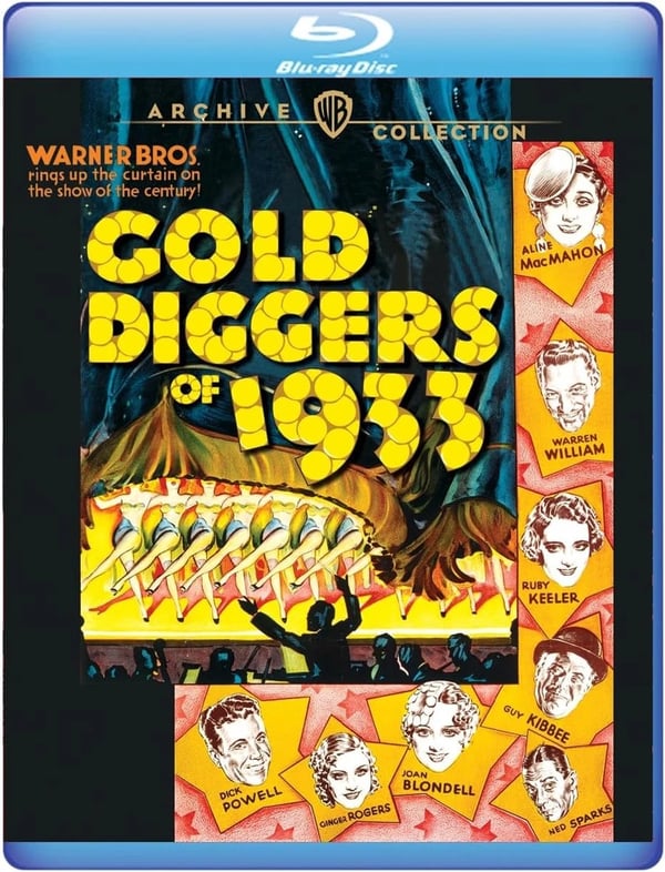 GOLD DIGGERS OF 1933 BLURAY Mervyn LeRoy Ruby Keeler Movie Film R2 Brand New
