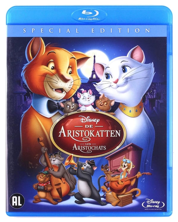 Aristokatten (Bluray) Phil Harris Eva Gabor Wolfgang Reitherman Brand New