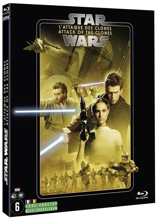 STAR WARS Episode II L'ATTAQUE DES CLONES (2019) Bluray (Bluray) Brand New