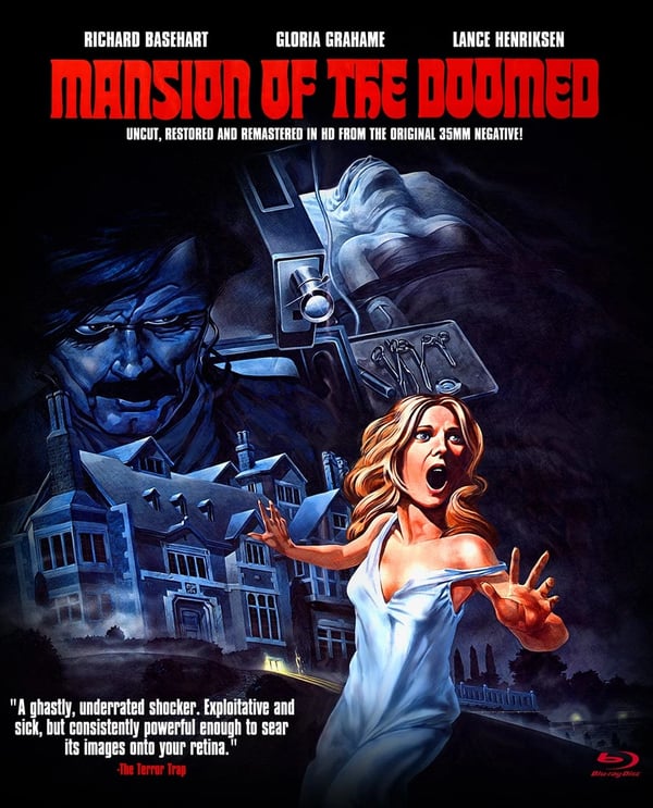 Mansion Of The Doomed (Bluray) Trish Stewart Lance Henriksen Gloria Grahame Brand New