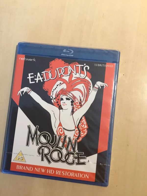 Moulin Rouge Blu ray Network Region 2 Classic 1928 P&P Included Brand New