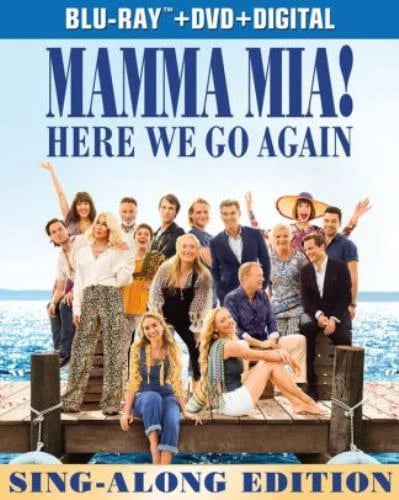 MAMMA MIA: HERE WE GO AGAIN Region A Blu Ray,US Import Brand New