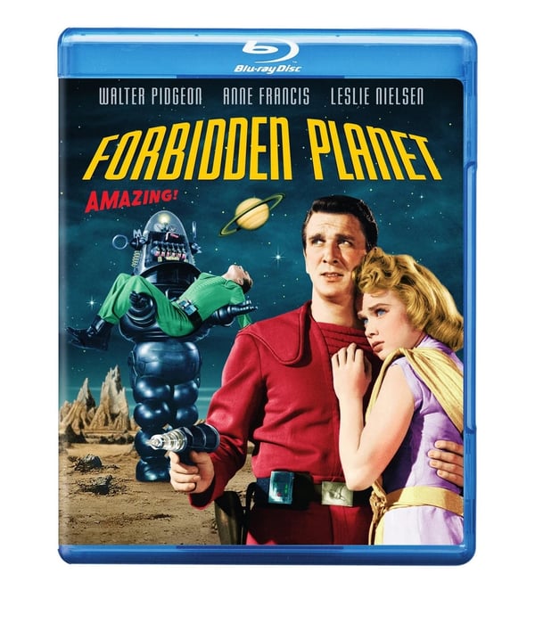 Forbidden Planet (Bluray) Walter Pidgeon Anne Francis Fred McLeod Wilcox Brand New