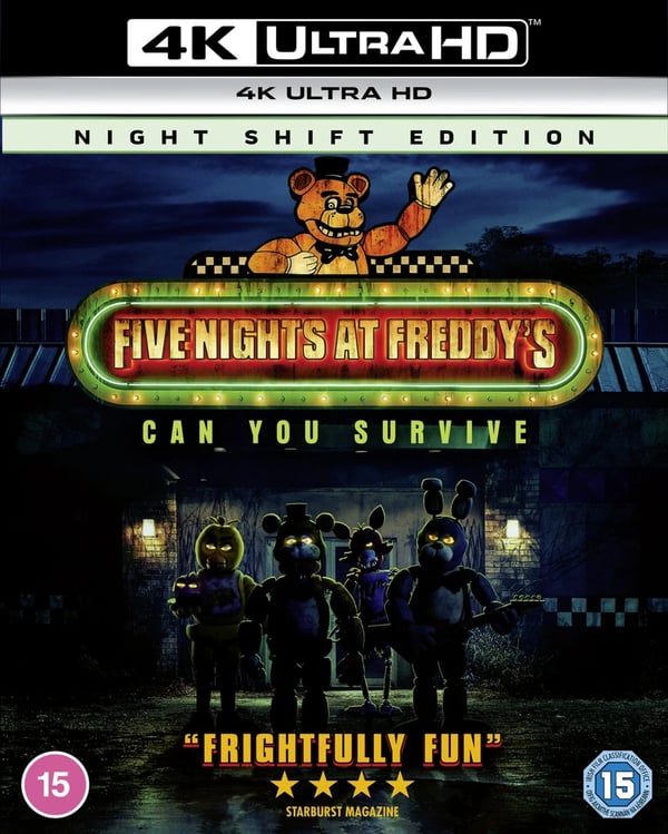 Five Nights at Freddy's (4K UHD Bluray) Elizabeth Lail Piper Rubio David Lind Brand New Five Nights at Freddy's (4K UHD Bluray) Elizabeth Lail Piper Rubio David Lind Brand New