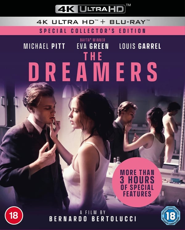 The Dreamers (4K UHD Bluray) Eva Green Louis Garrel Florian Cadiou Lola Peploe Brand New The Dreamers (4K UHD Bluray) Eva Green Louis Garrel Florian Cadiou Lola Peploe Brand New