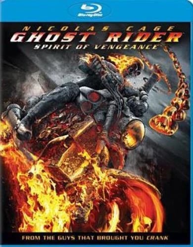GHOST RIDER SPIRIT OF VENGEANCE Region A Blu Ray,US Import Brand New