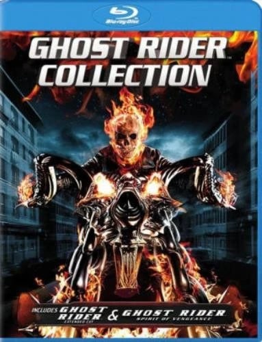 GHOST RIDER/GHOST RIDER SPIRIT OF VENGEANCE Region A Blu Ray,US Import Brand New
