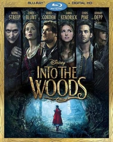 INTO THE WOODS Region A Blu Ray,US Import Brand New