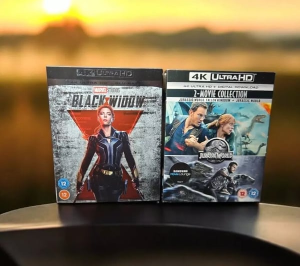 Black Widow & Jurassic World & Jurassic Wprld Fallen Kin 4k UHD blu ray P&P Free Brand New