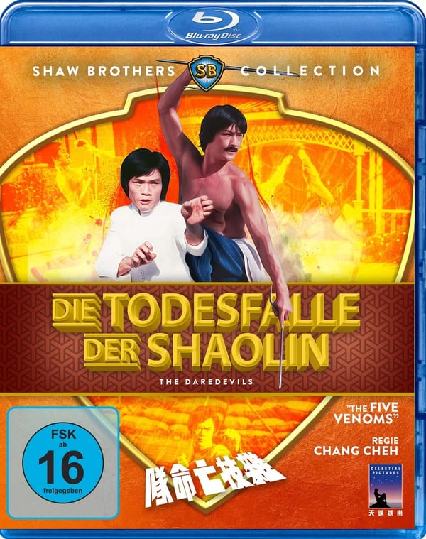 Die Todesfalle der Shaolin (Shaw Brothers Collection) (Bluray) Brand New
