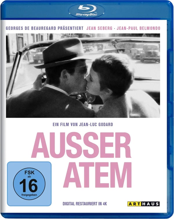 Außer Atem. 60th Anniversary Edition (Bluray) Brand New