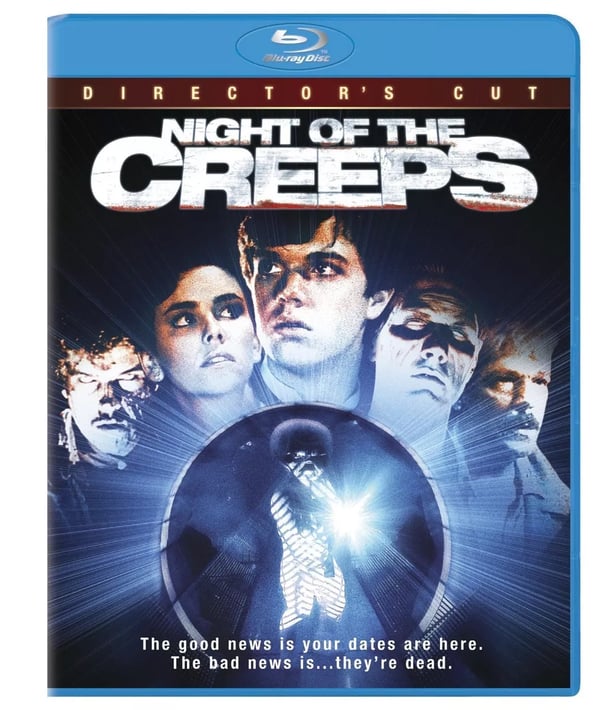 NIGHT OF THE CREEPS : The Director's Cut Blu Ray Region free Brand New