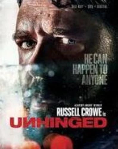 UNHINGED Region A Blu Ray,US Import Brand New