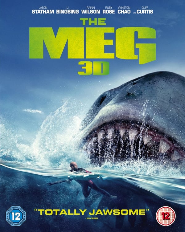 The Meg (Bluray) Page Kennedy Rainn Wilson Masi Oka Robert Taylor Ruby Rose Brand New