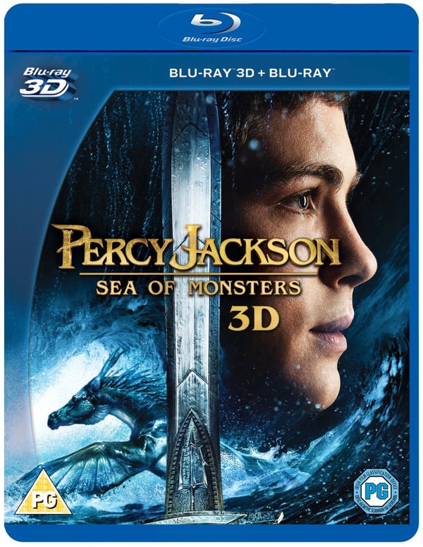 Percy Jackson: Sea of Monsters (Bluray) Douglas Smith Anthony Head Sean Bean Brand New