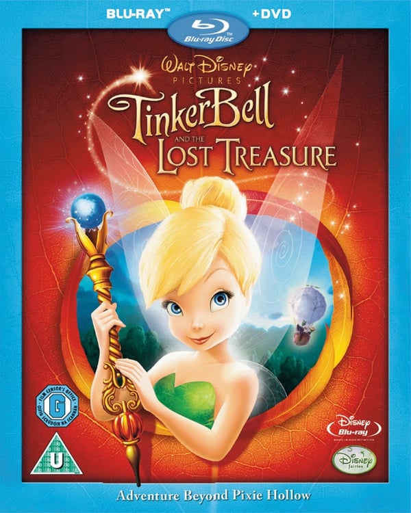 Tinker Bell and the Lost Treasure (Bluray) Mae Whitman Lucy Liu Jesse McCartney Brand New