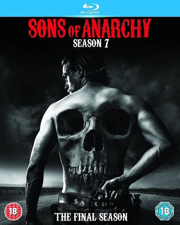 SONS OF ANARCHY COMPLETE SERIES 7 Blu Ray 7th Seventh Season Seven R2 Brand New