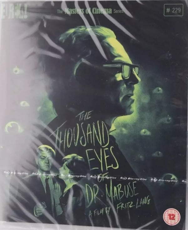 The Thousand Eyes of Dr. Mabuse bluray Masters of Cinema OOP Brand New