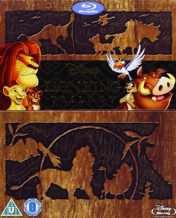 LION KING TRILOGY BLU RAY TRIPLE PACK ALL 3 MOVIE FILM GENUINE WALKT DISNEY Brand New