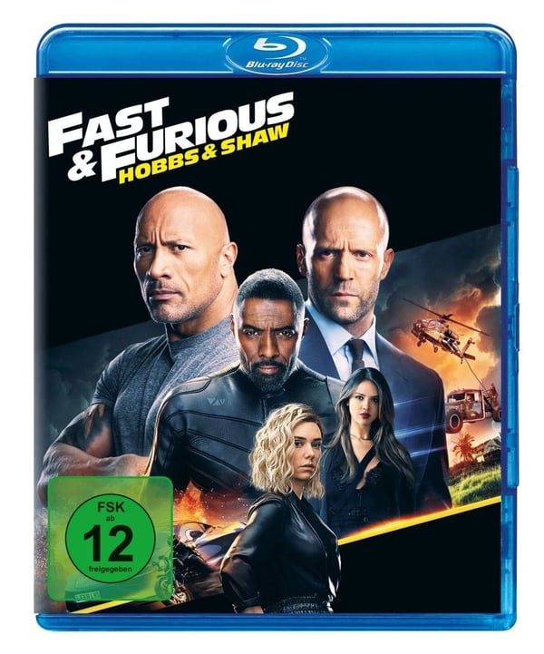 Fast & Furious: Hobbs & Shaw (Bluray) Dwayne Johnson Jason Statham Idris Elba Brand New