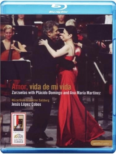 Placido Domingo Zarzuela Concert Amor Vida BLURAY Brand New