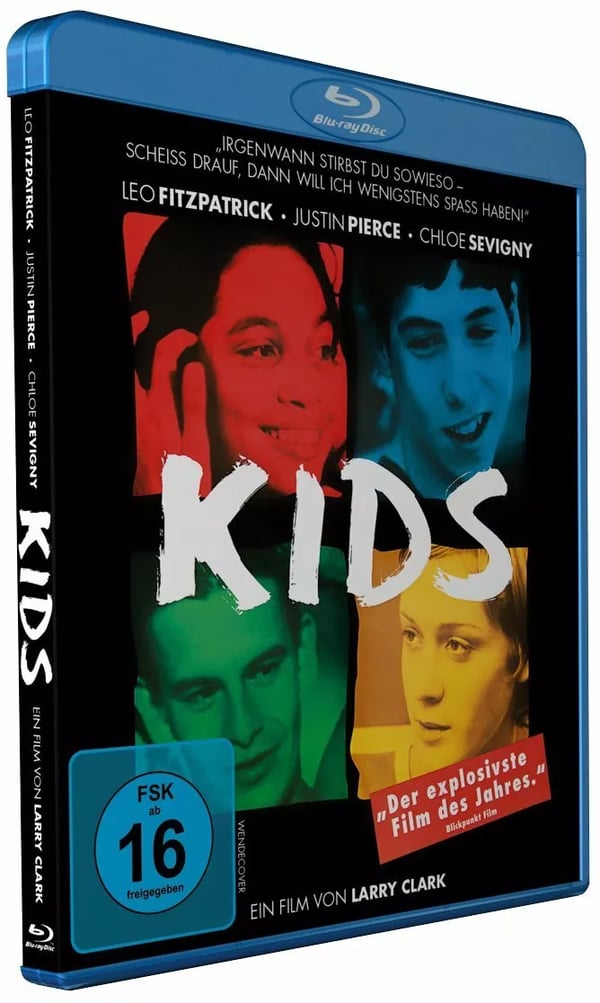 KIDS 1995 / UNCUT / Larry Clark / Chloe Sevigny / Rosario Dawson RB Blu ray Brand New