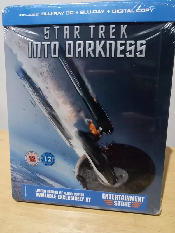Star Trek Into Darkness 3D Blu Ray Steelbook Brand New