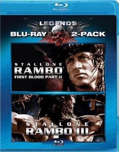 RAMBO: FIRST BLOOD II & RAMBO: FIRST BLOOD III Region A Blu Ray,US Import Brand New RAMBO: FIRST BLOOD II & RAMBO: FIRST BLOOD III Region A Blu Ray,US Import Brand New
