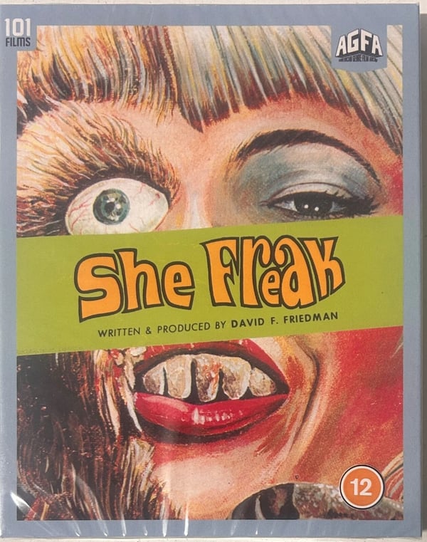 She Freak (Bluray) Slipcover Brand New