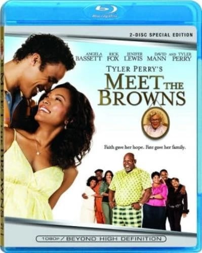 TYLER PERRY'S MEET THE BROWNS Region A Blu Ray,US Import Brand New
