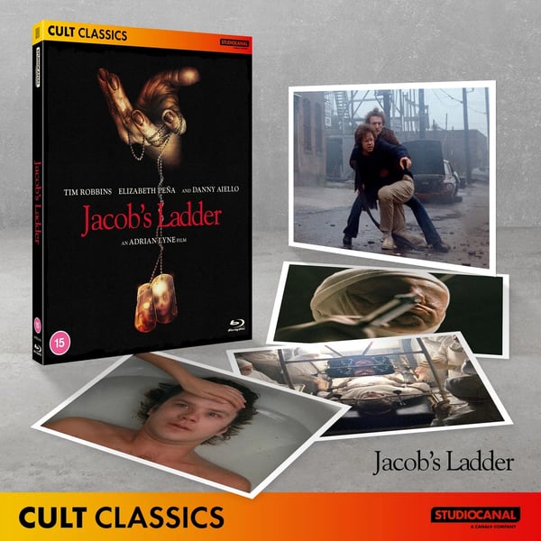 Jacob's Ladder (Bluray) Elizabeth Peña Tim Robbins Danny Aiello Brent Hinkley Brand New