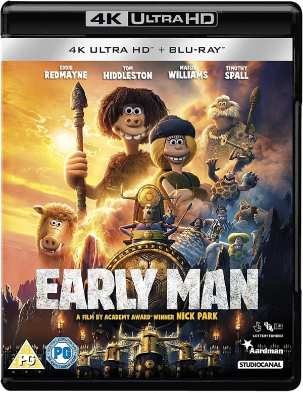 Eddie Redmayne, Early Man 4K UHD Ultra High Definition Movie Film Brand New