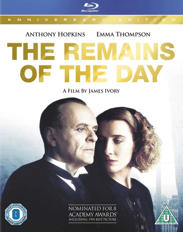 The Remains of the Day (Anniversary Edition) (Bluray) Anthony Hopkins James Fox Brand New
