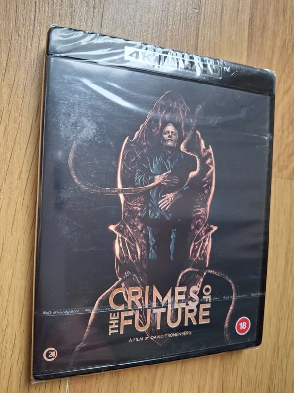 Crimes of the Future Cronenberg 4K UHD Bluray Second Sight Brand New