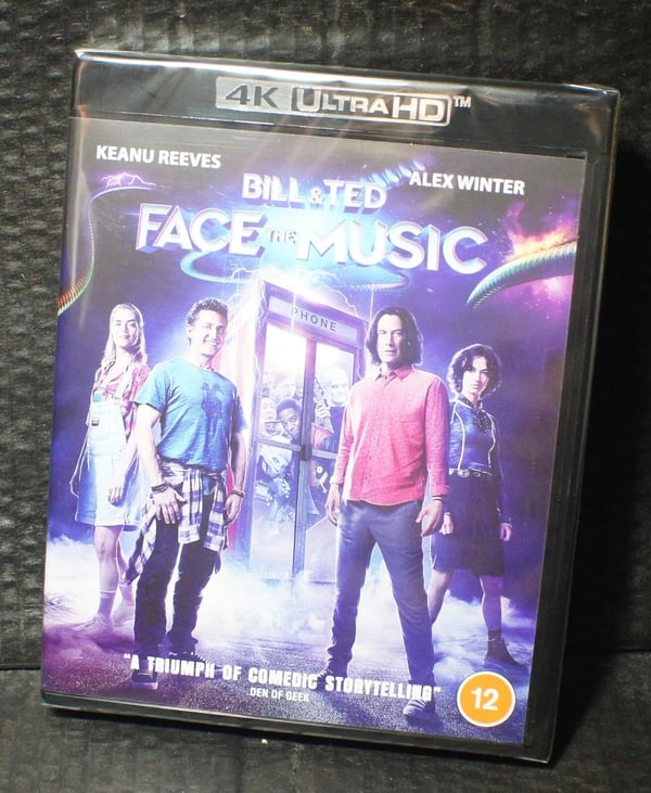 Bill & Ted Face the Music blu ray Run time 92 min approx foil P&P Free Brand New