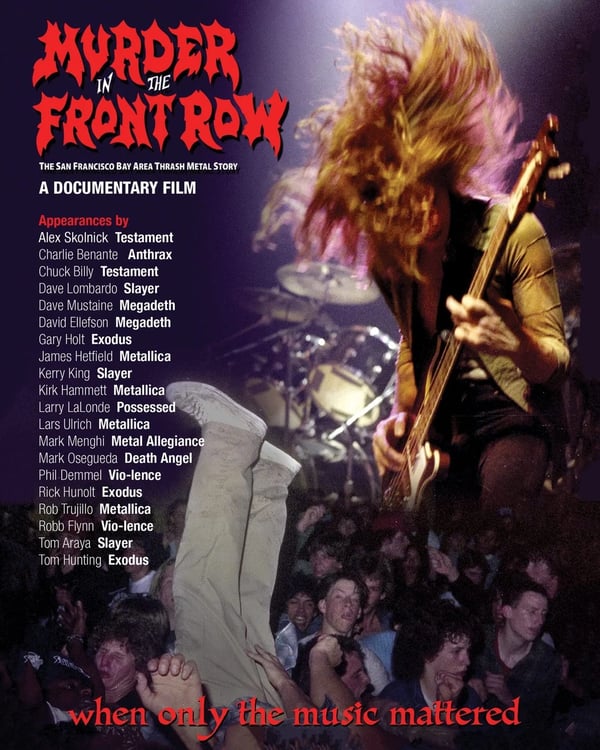 Murder in the Front Row: San Francisco Thrash Metal Story (Bluray) Various Brand New
