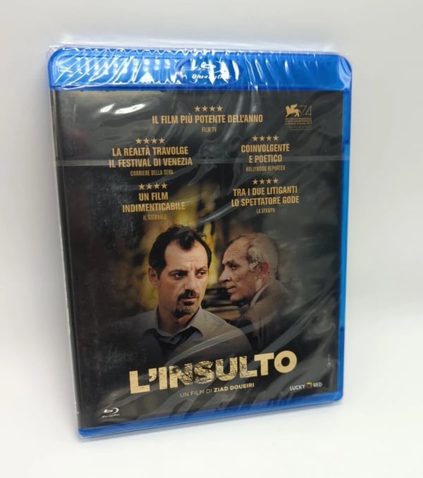 L'Insulto Un Film Di Ziad Doueiri Bluray Disc Italian Arabic Audio Italian Sub Brand New
