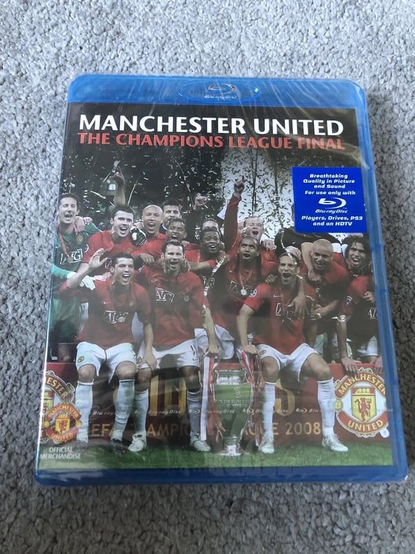 Manchester United Champions League Final 2008 (Bluray, 2008) Brand New