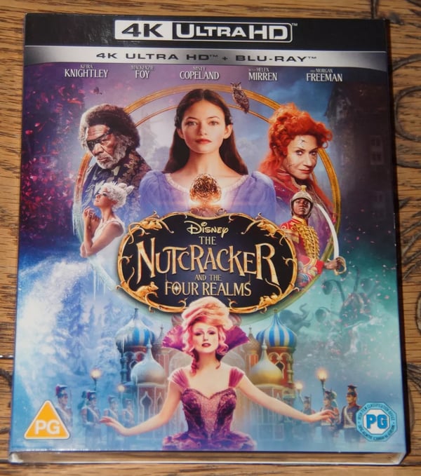 THE NUTCRACKER AND THE FOUR REALMS 2018 GENUINE 4K UHD + BLURAY BN&S FAST POST Brand New