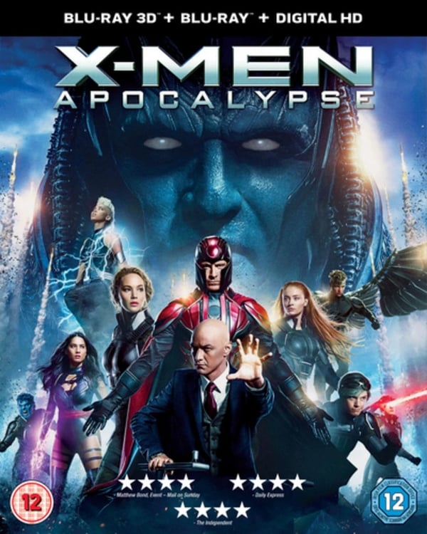 XMen: Apocalypse (Bluray) Oscar Isaac Olivia Munn Jennifer Lawrence Rose Byrne Brand New