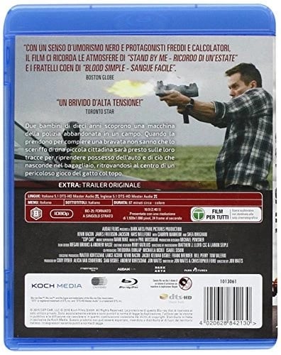 Cop Car [Region Free] [Bluray] DVD Brand New