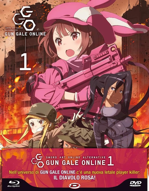 Sword Art Alternative Gun Gale Online #01 (Eps 0106) (BluRay+DVD) (L (Bluray) Brand New