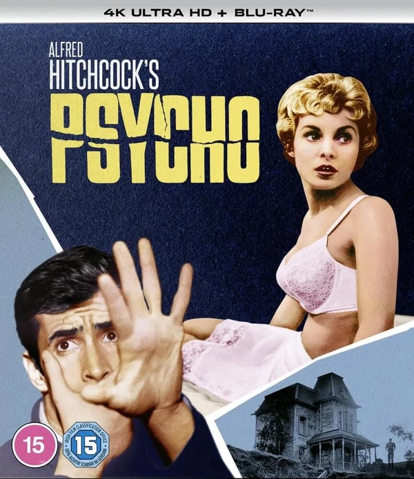 Alfred Hitchcock Psycho 4K Ultra HD + BluRay Brand New