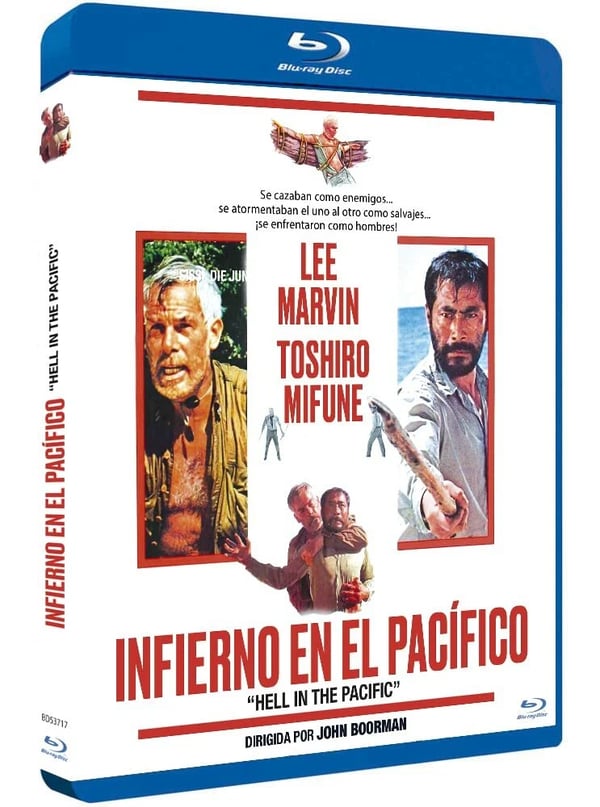 HELL IN THE PACIFIC 1968 / Lee Marvin / Toshiro Mifune Region A B C bluray Brand New