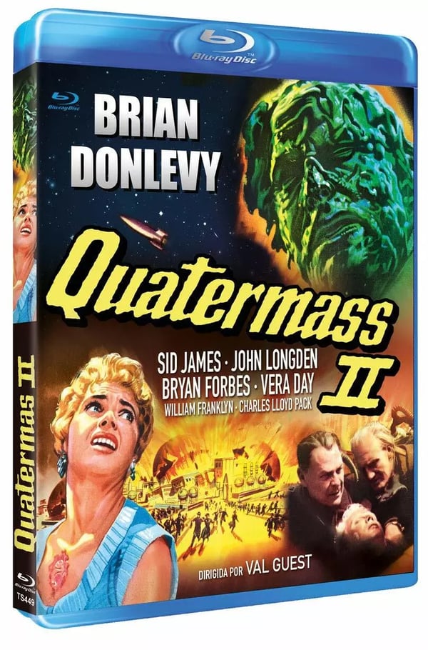 QUATERMASS II 2 1957/ Brian Donlevy / Sidney James Region B Bluray Brand New