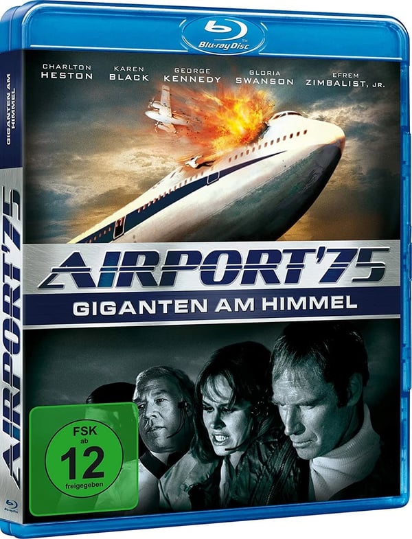 AIRPORT 75 1974 / Uncut / Charlton Heston, Karen Black Region B Bluray Brand New