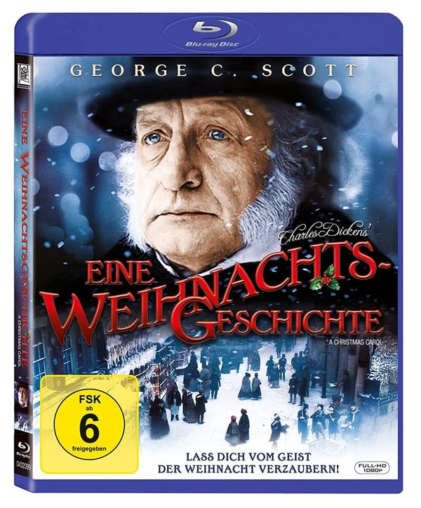 A CHRISTMAS CAROL 1984 / George C Scott Region A B C Blu Ray Brand New