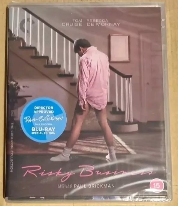 Risky Business The Criterion Collection (Bluray, 2024) Brand New
